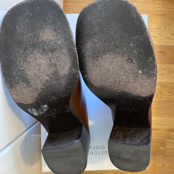 STUDIO NICHOLSON - Tate Mule - Calf Leather - Whiskey - 39 - Picture 4 of 5